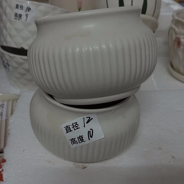 摆件陶瓷多肉花盆