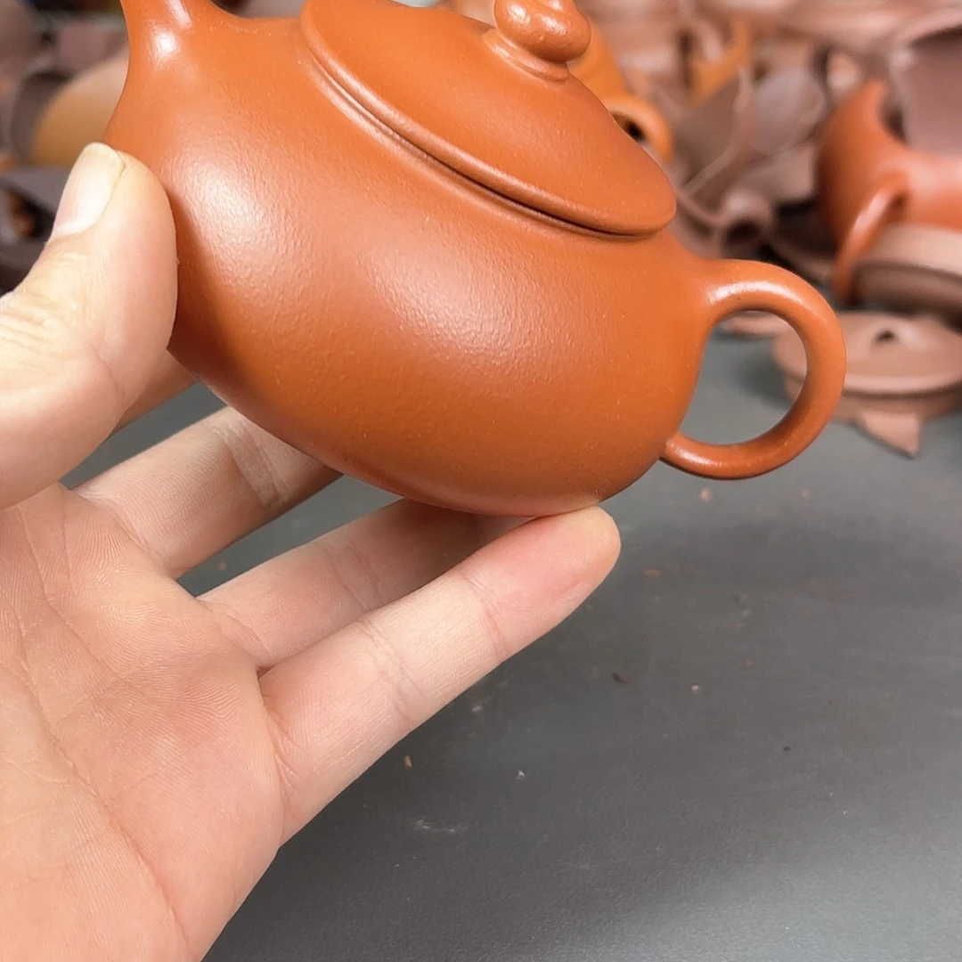 茶壶紫砂王维维朱泥寒江200