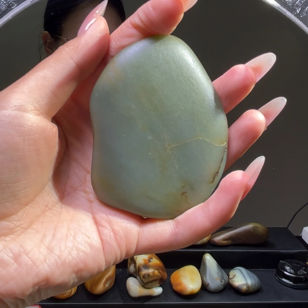 和田玉未镶嵌挂件220