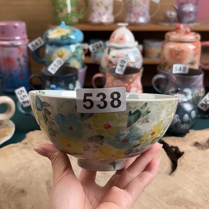 景德镇陶瓷手绘作品538大瑕