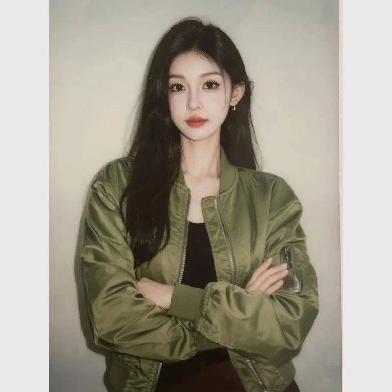 棒球服外套女秋季小个子高级感减龄洋气百搭显瘦独特短款上衣ins