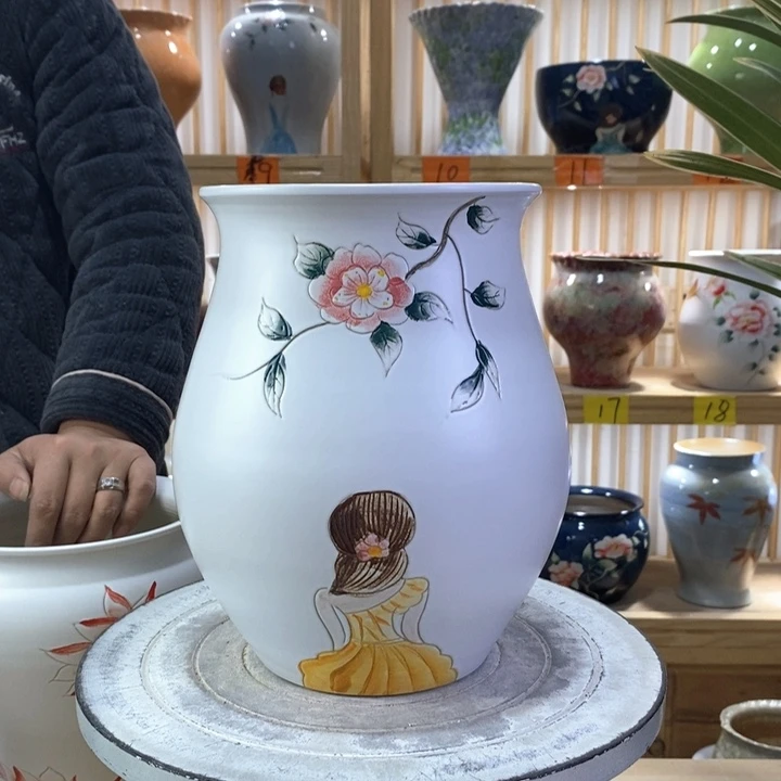 罐手工高温陶瓷，无瑕不成瓷