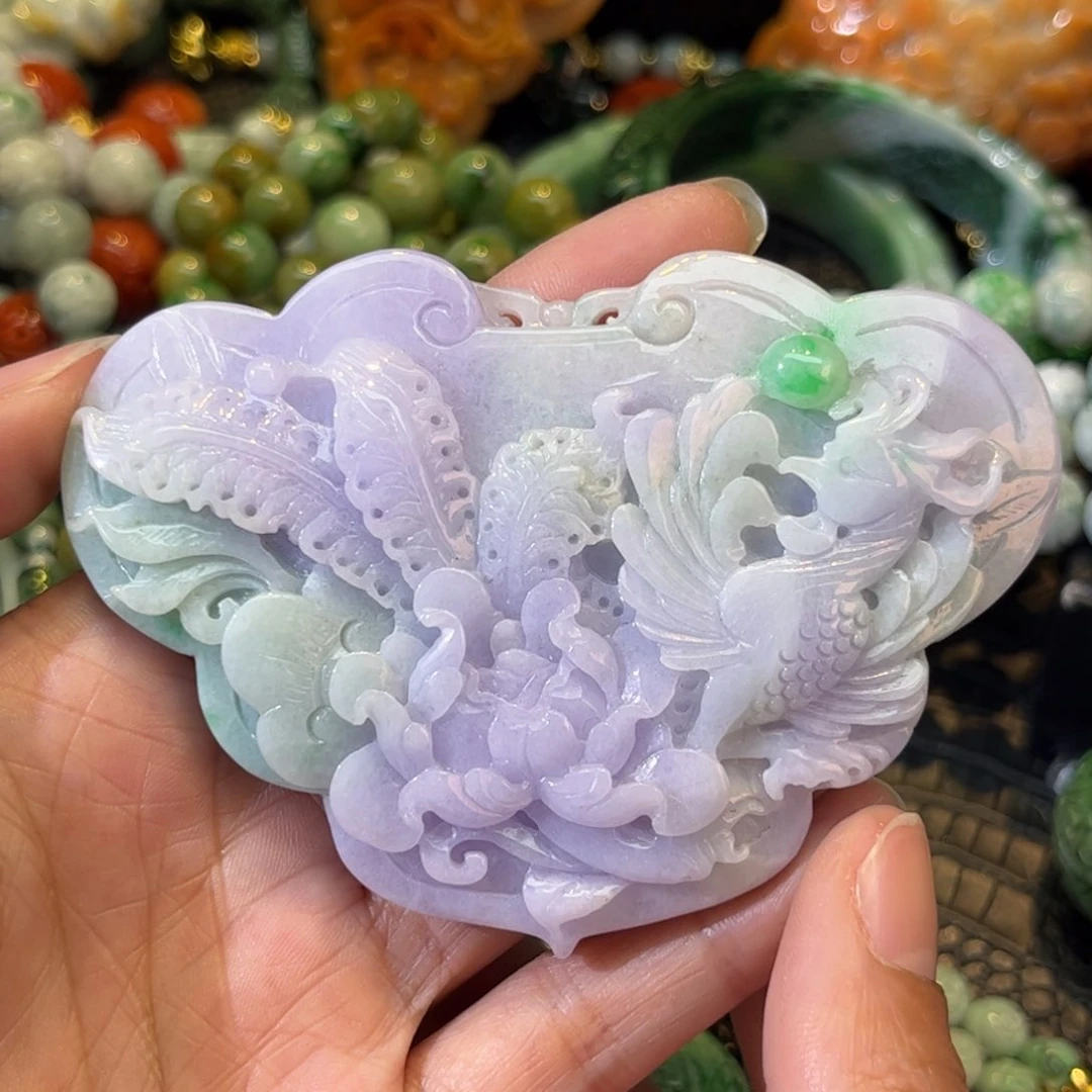 翡翠颈饰未镶嵌待编款