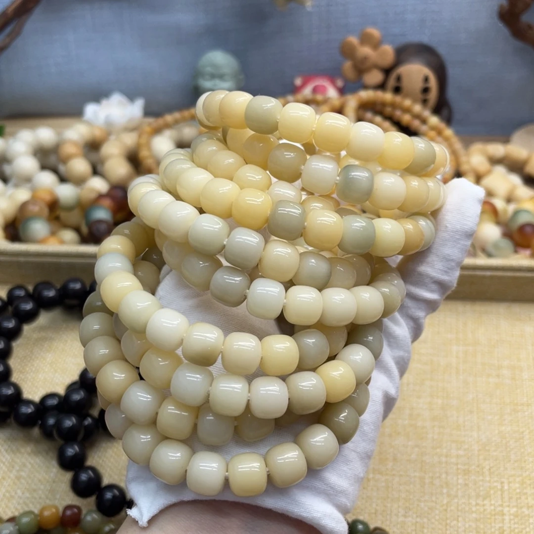 菩提根/象牙果吊坠11水磨桶双圈福利一锅008