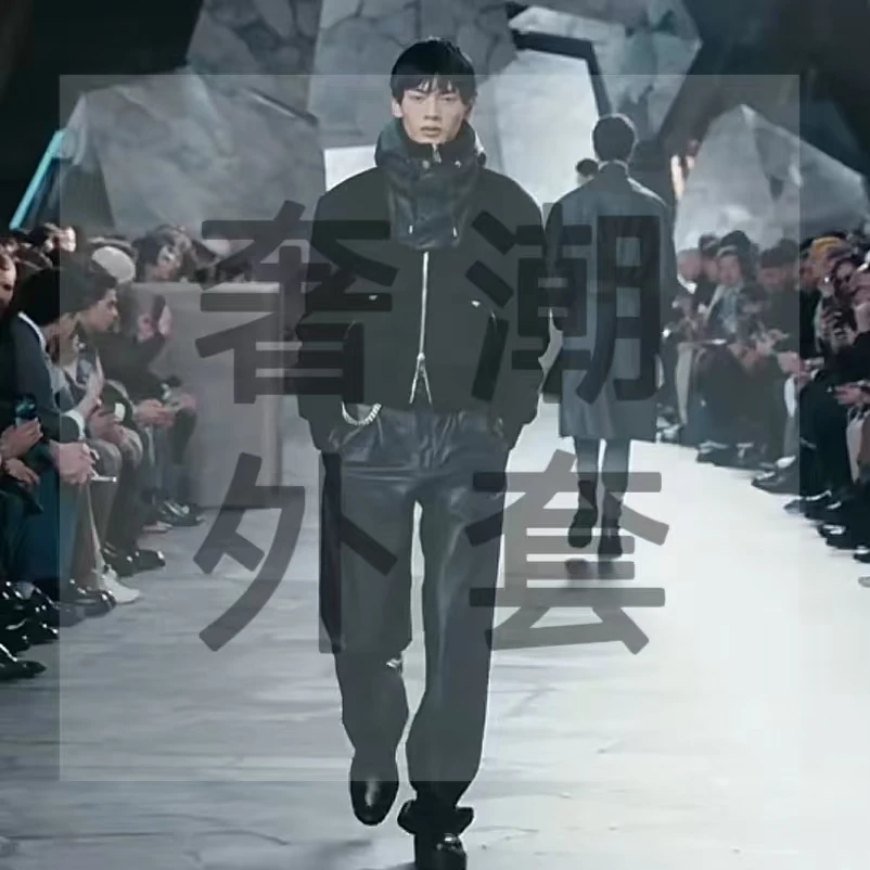 设计师欧洲奢潮百搭时尚高端大气外套99黑