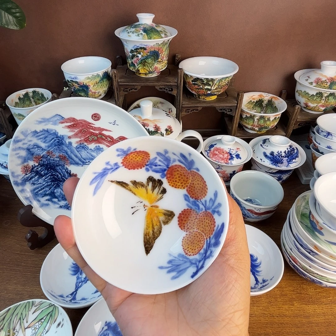 忠意堂釉下彩荔枝