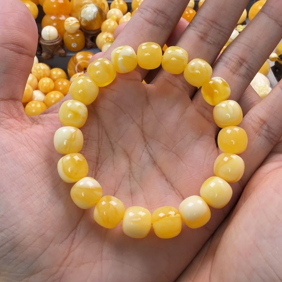 琥珀未镶嵌珠宝奇石11mm同料