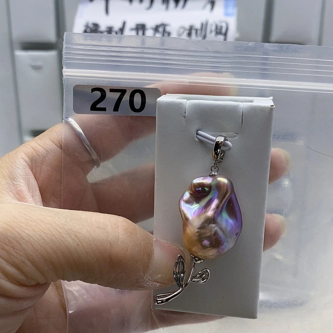 颈饰合金淡水珍珠