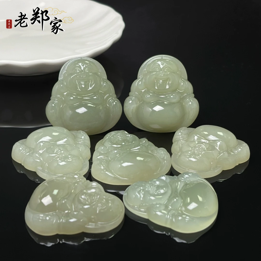 【老郑家】和田玉佛公挂件（多样性发1件）1211