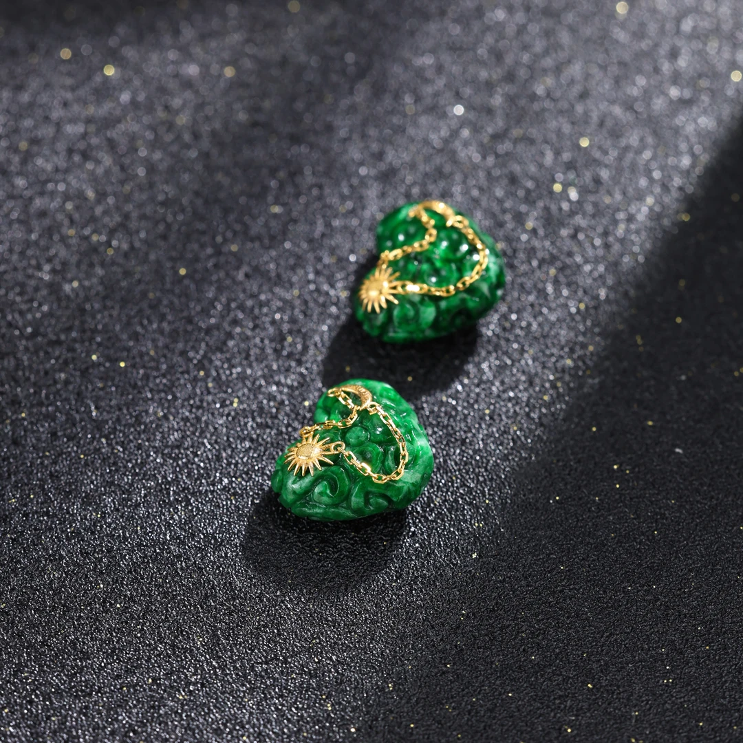 【举石臻选】TA0926-0127-24翡翠饰品18k（一件/多样性发）W