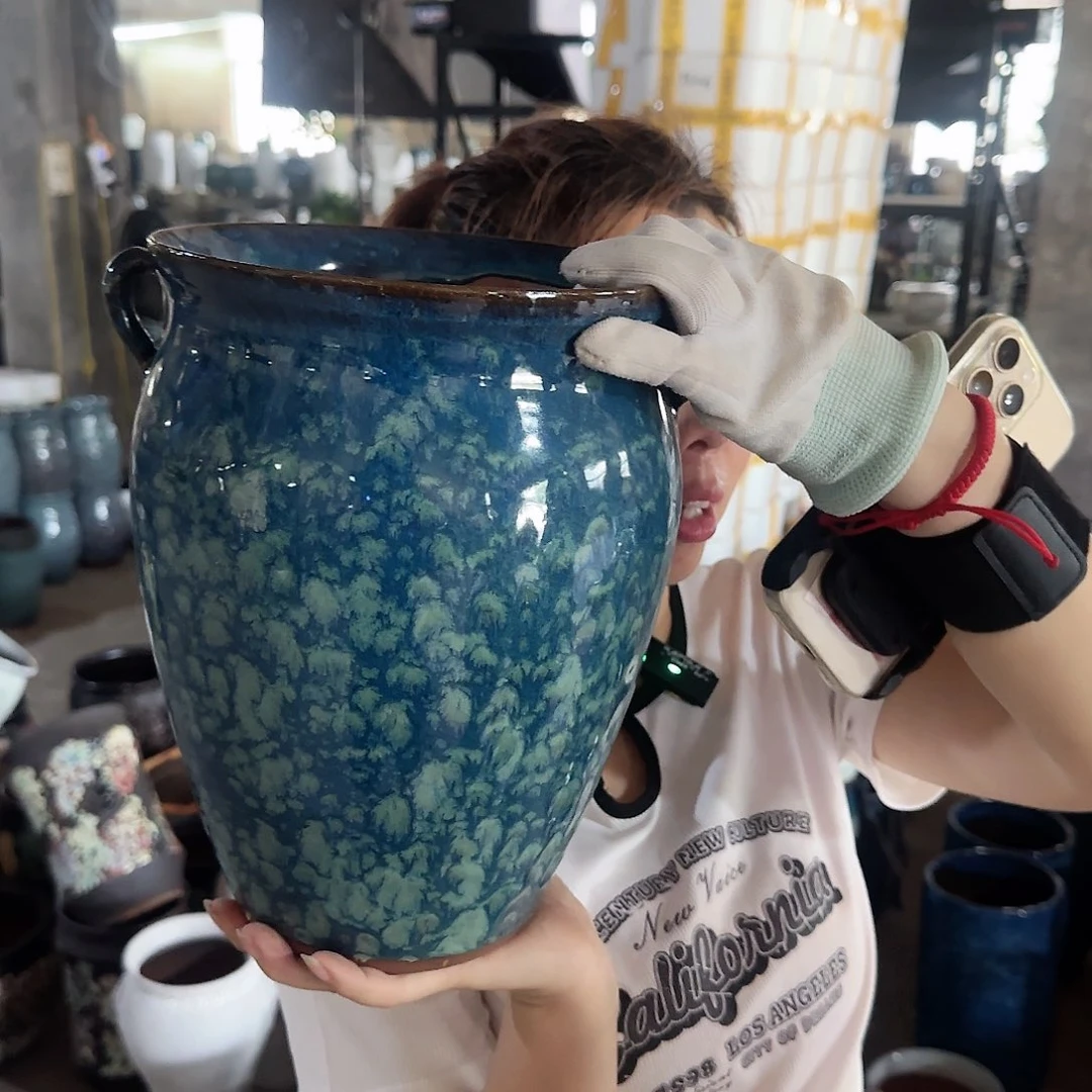 紫砂花盆王嫂花盆0926-197高26口20