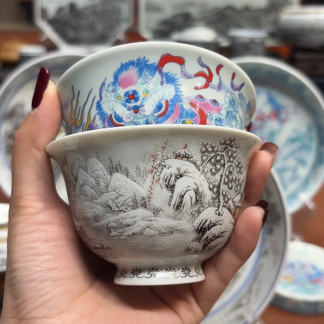 大***猫杯子陶景德镇陶瓷艺术展