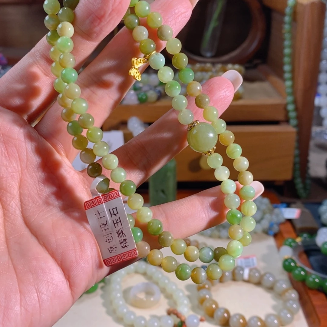 和田玉未镶嵌手链