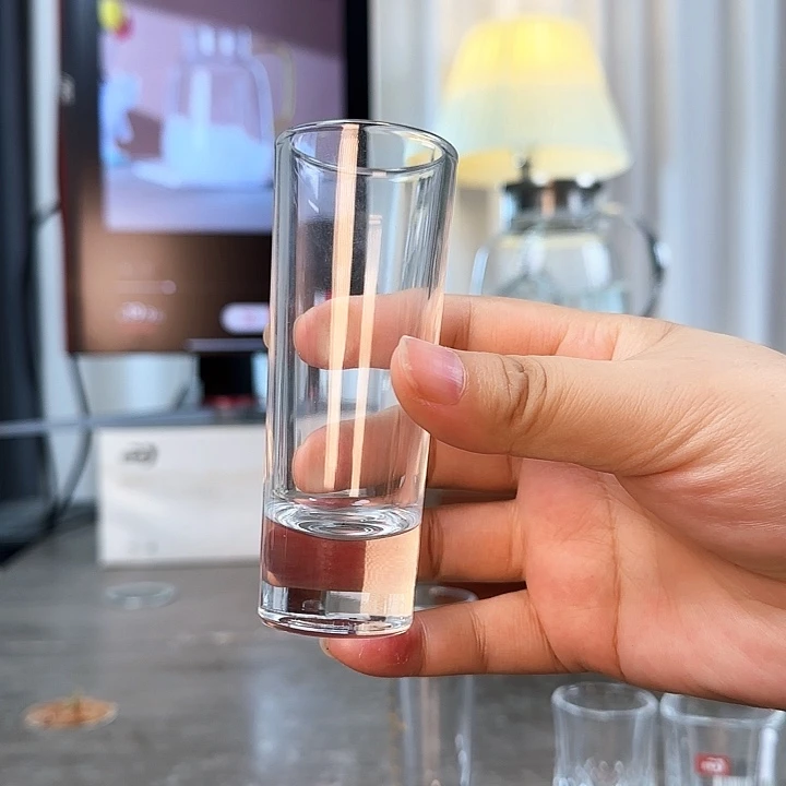 水晶玻璃无盖款龙蛇杯6只