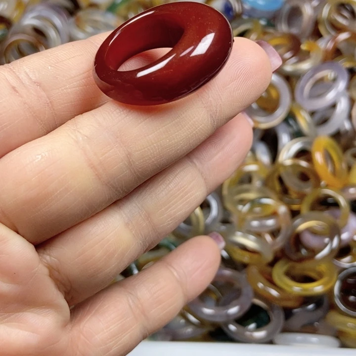 未镶嵌戒指玛瑙/玉髓