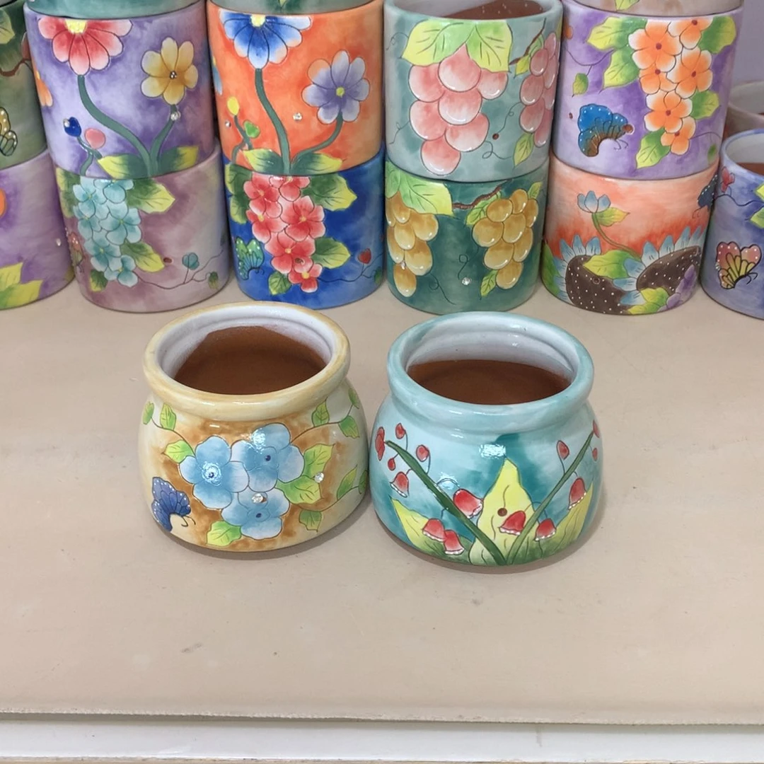 严*福利花盆，手绘花盆