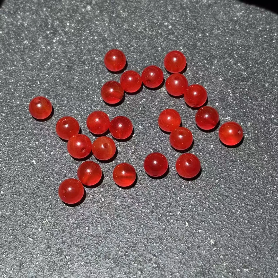 【云禧珠宝】冰红玛瑙单珠DS112520——多样性发其一