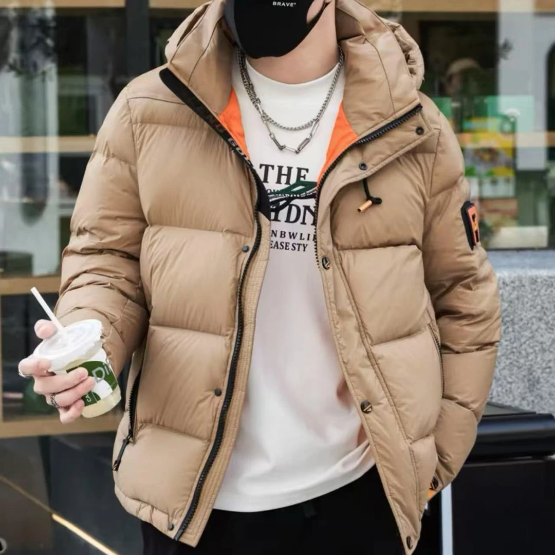 男士秋冬连帽保暖外套88910