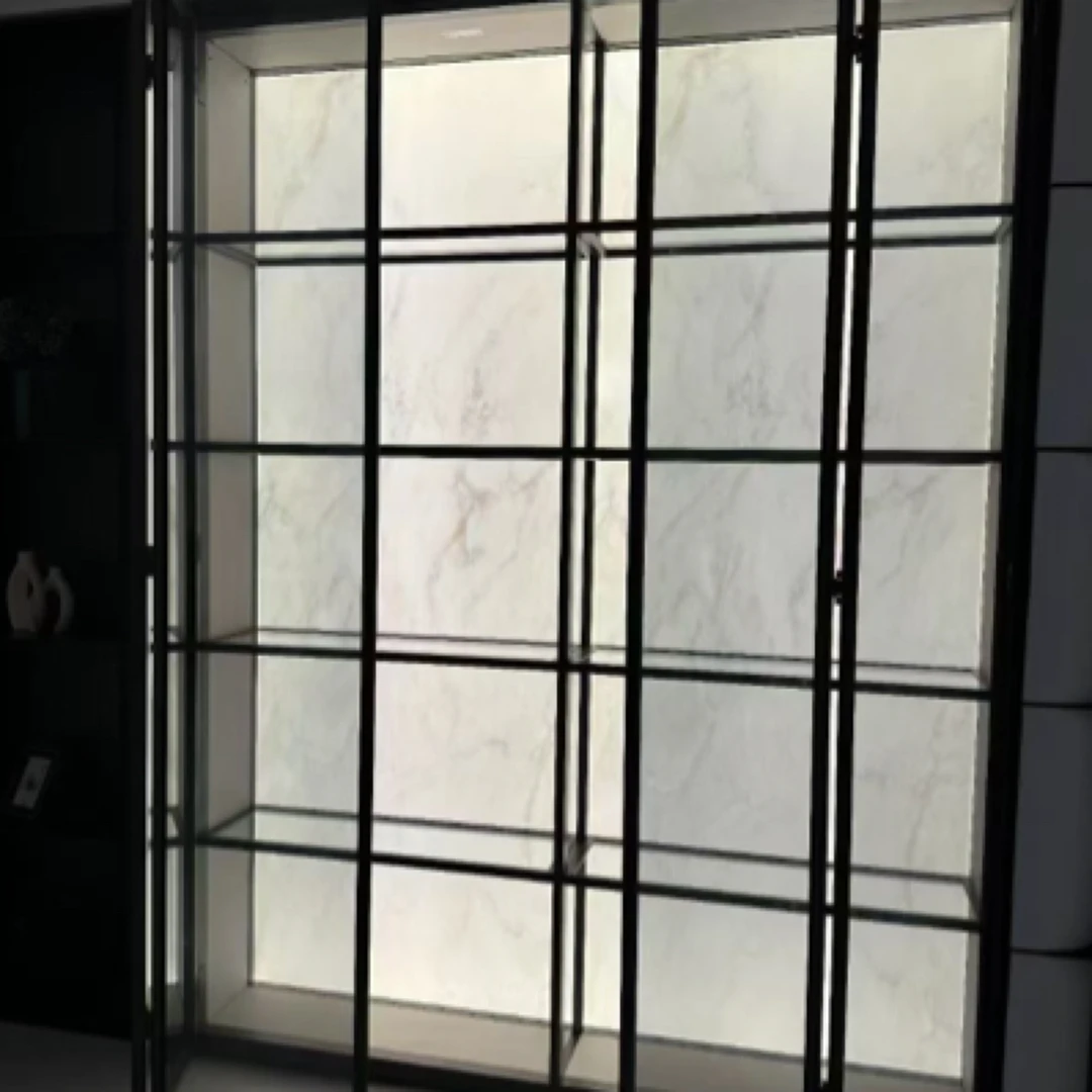 定制无边框亚克力发光背板发光背景墙带灯背景发光板柜体发光背板