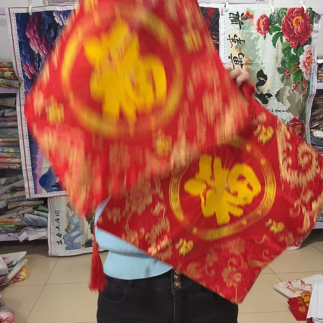 棉十字绣成品出售