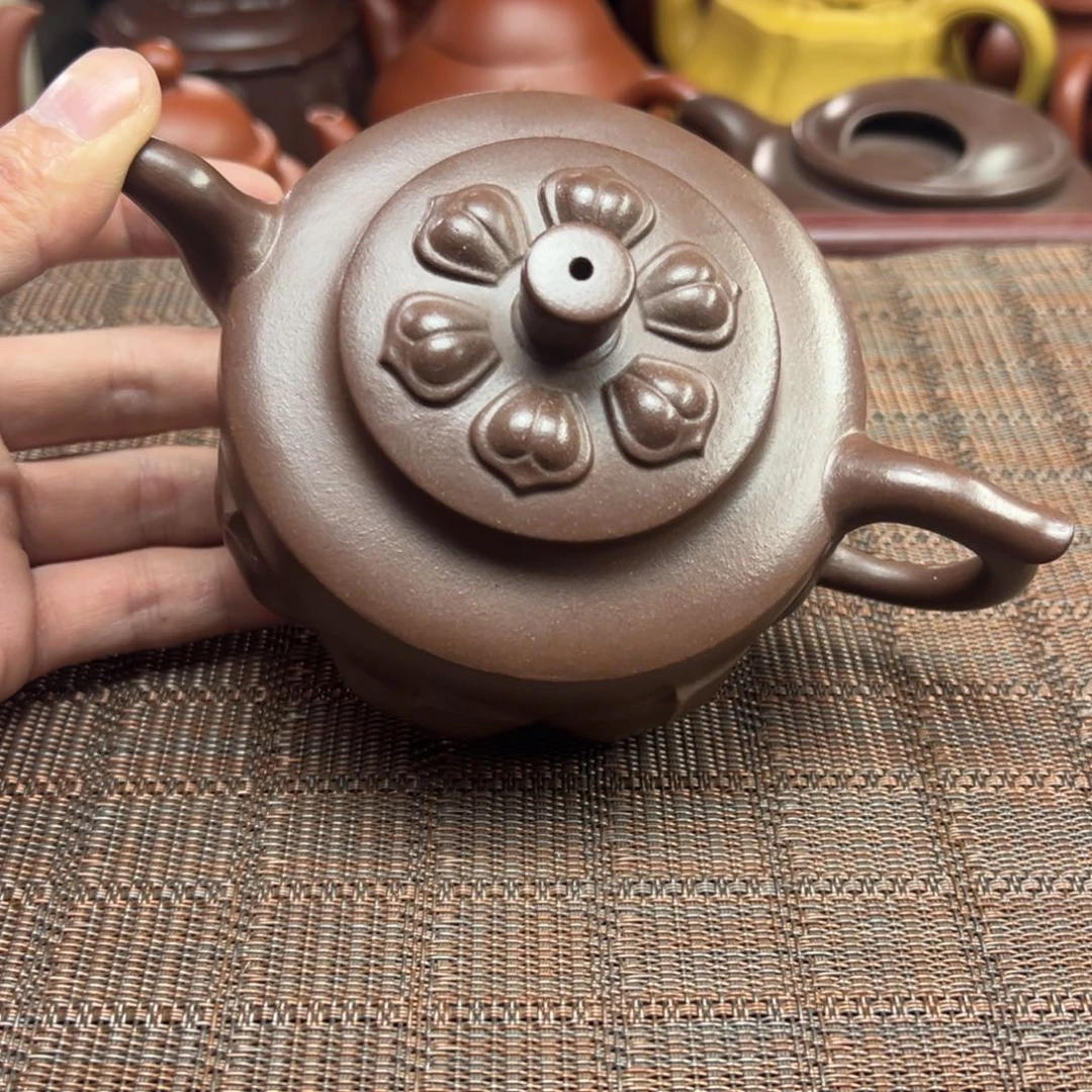 茶壶紫砂宜兴原矿紫砂壶300毫升容量