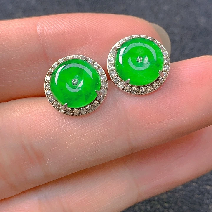 翡翠银S925镶嵌颈饰