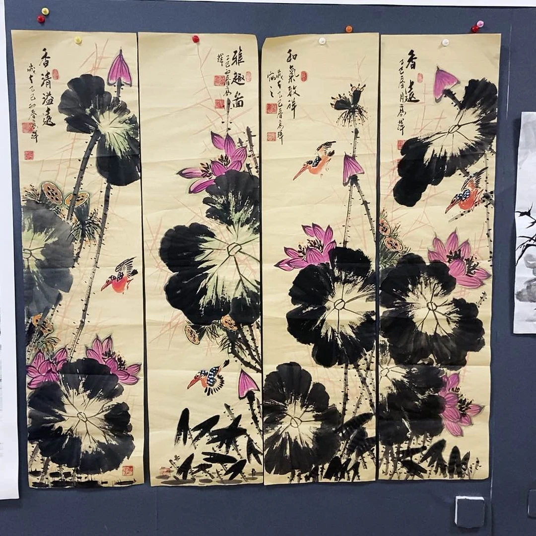 国画高辉手绘作品欣赏34.138