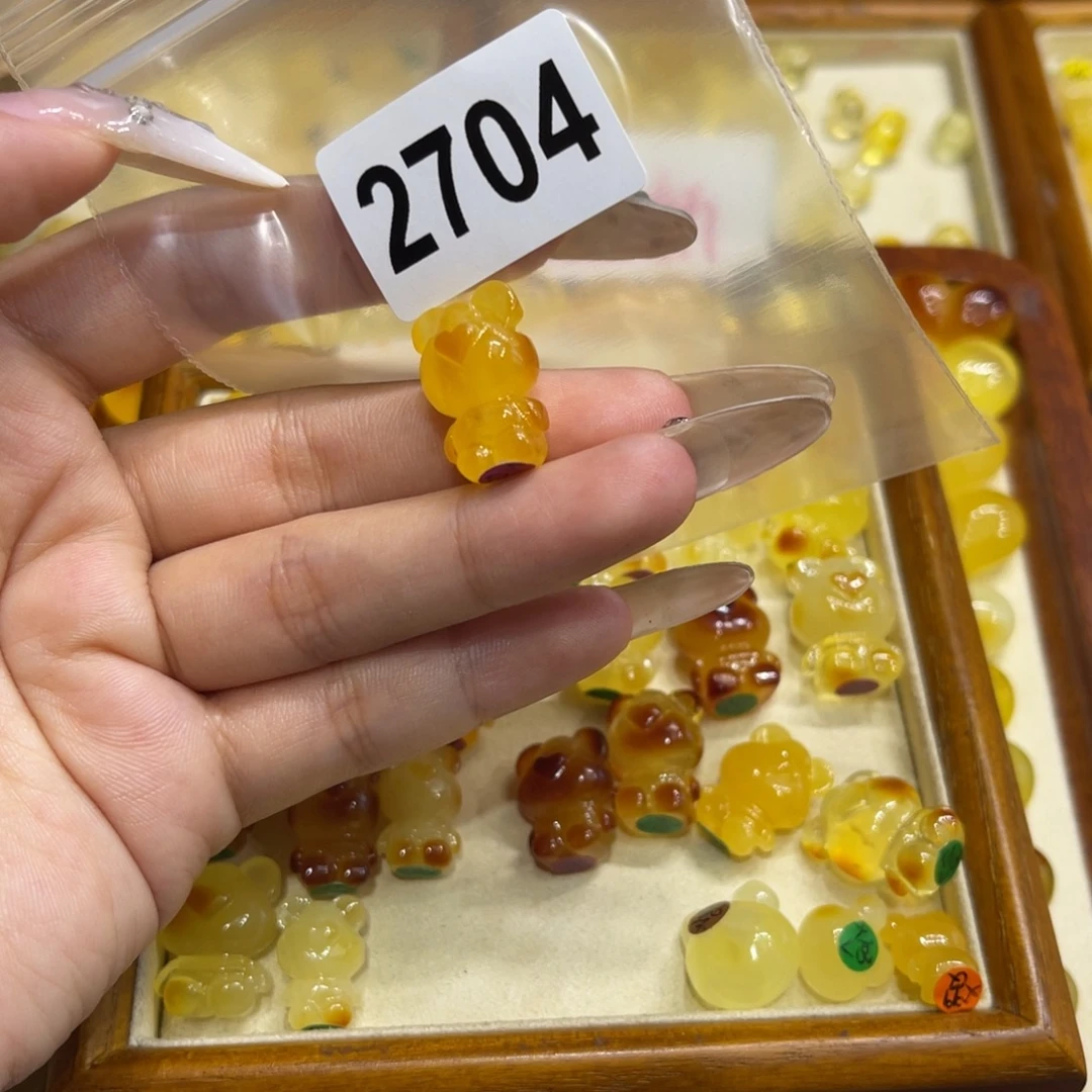 琥珀未镶嵌珠宝奇石