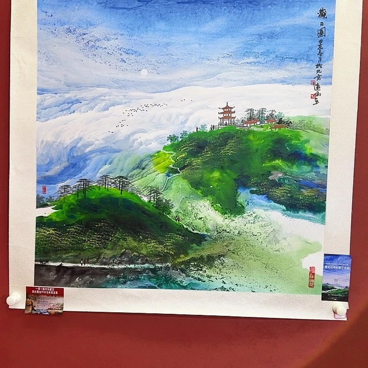 国画毛远鸣老师书画作品
