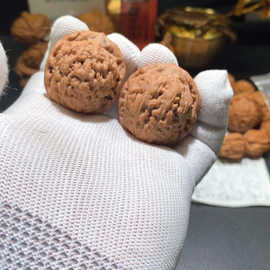 把件文玩核桃0964莲花35（修）