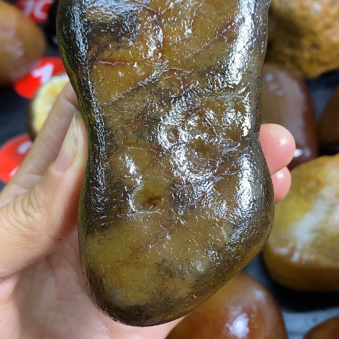 玛瑙/玉髓未镶嵌手把件