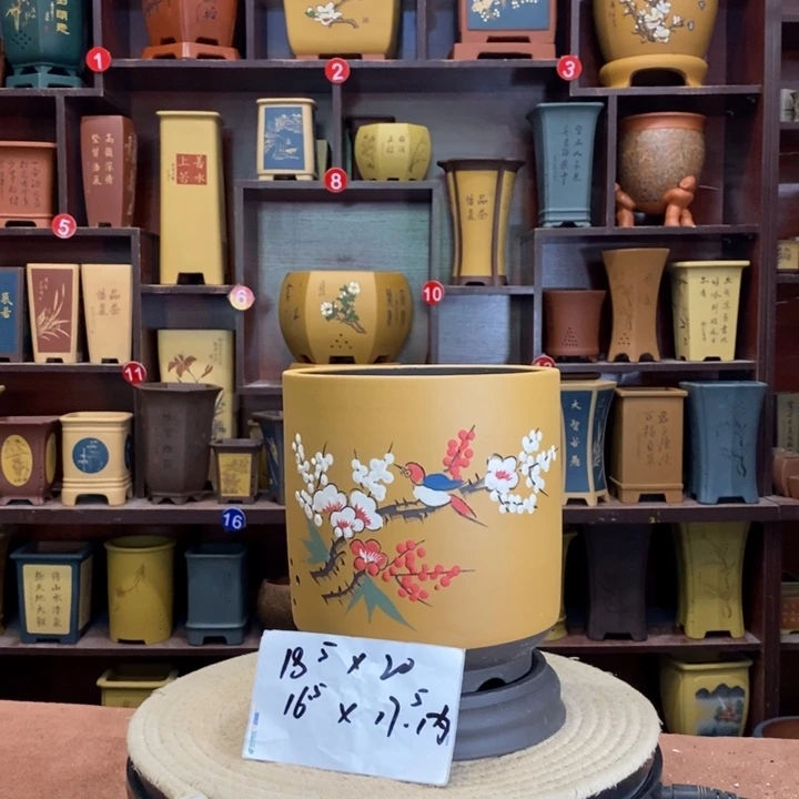 紫砂花盆紫砂艺术