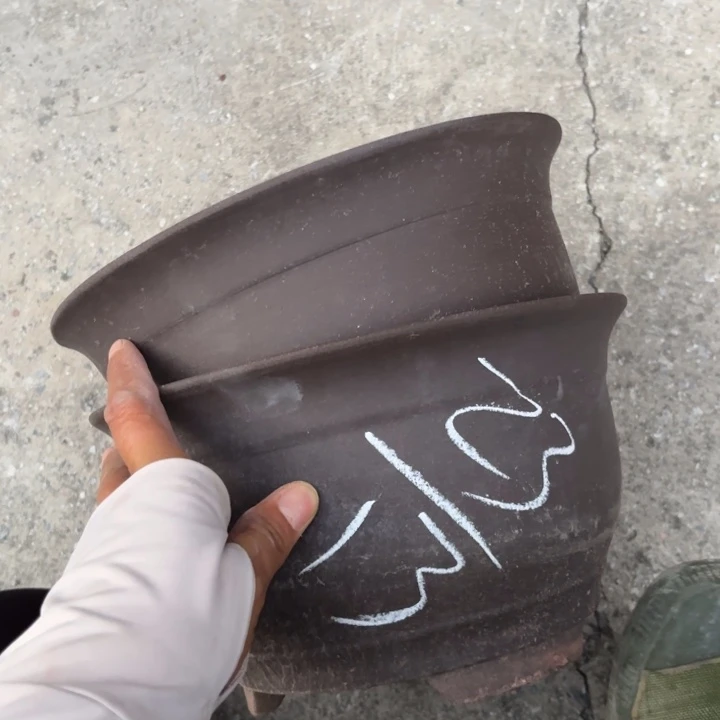 紫砂花盆紫砂的花