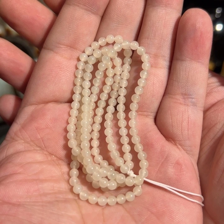 小***鸭和田玉未镶嵌项链老且末3.5mm万能链 福利款