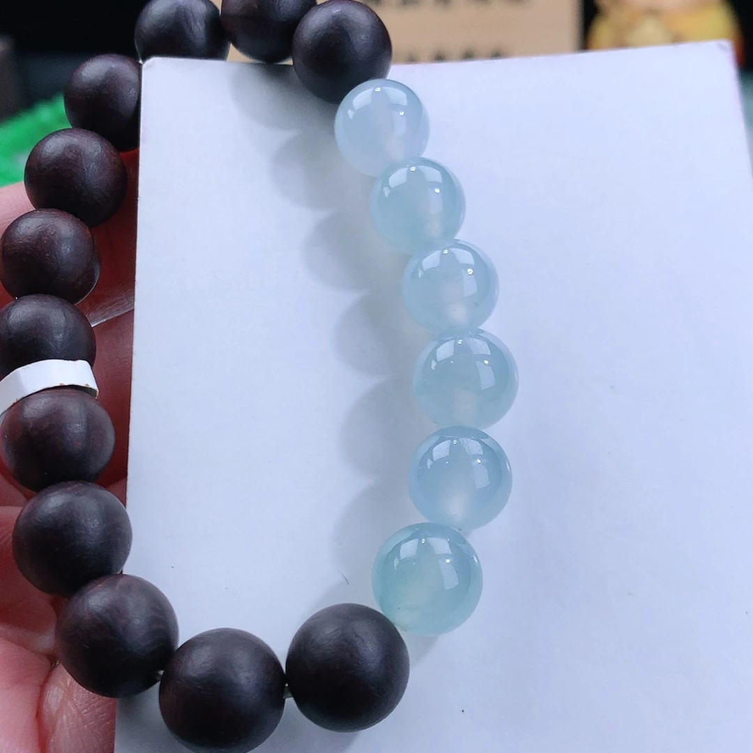 翡翠手链未镶嵌卡10mm