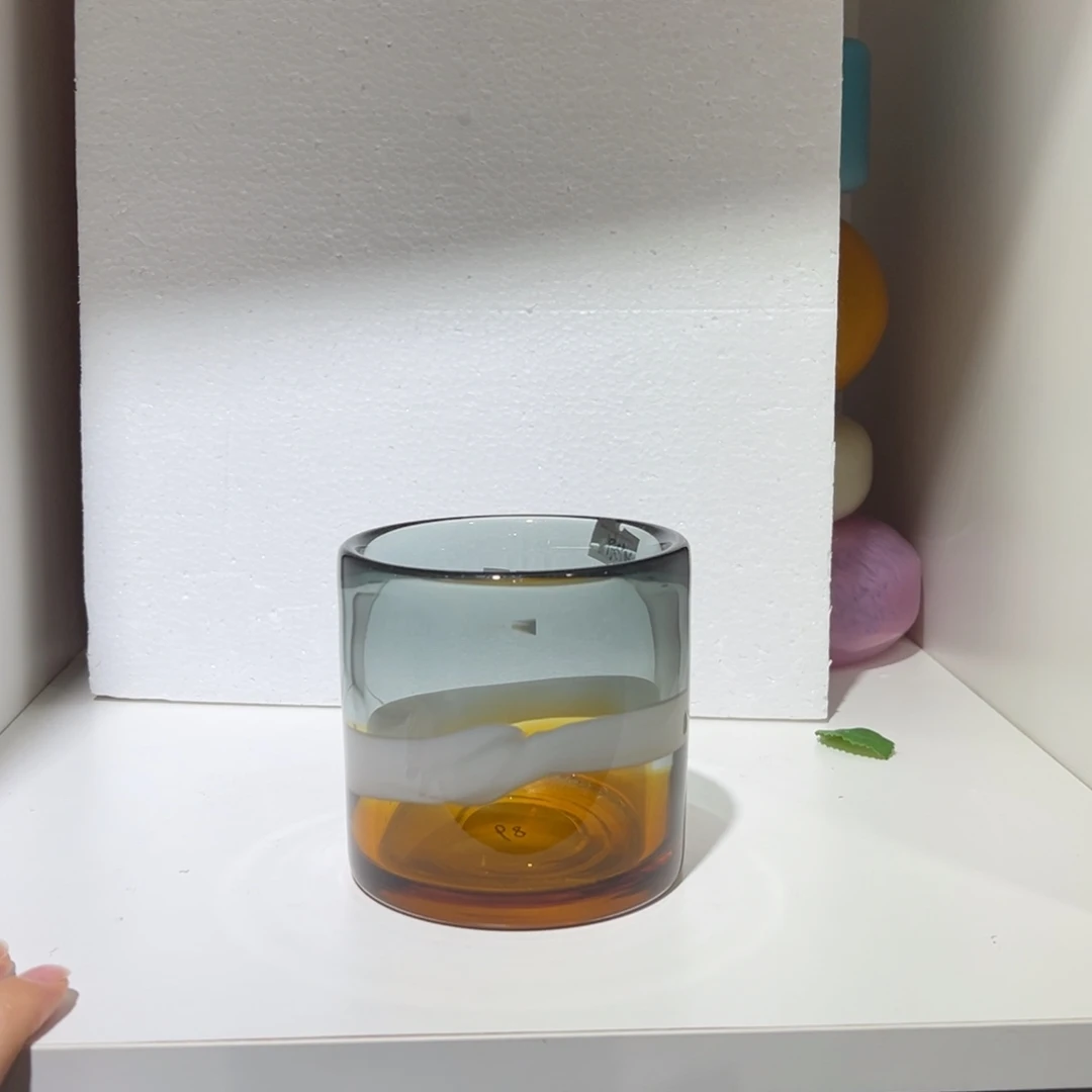 琉璃纯手工制作工艺品高10，内口径9