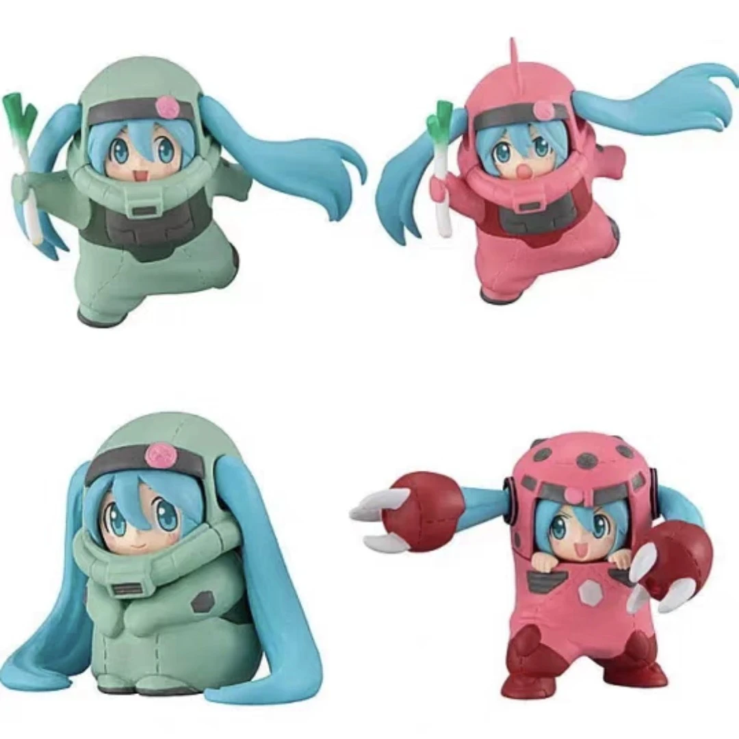 扭蛋 初音未来 高达周年联动人偶 变装扎古魔蟹