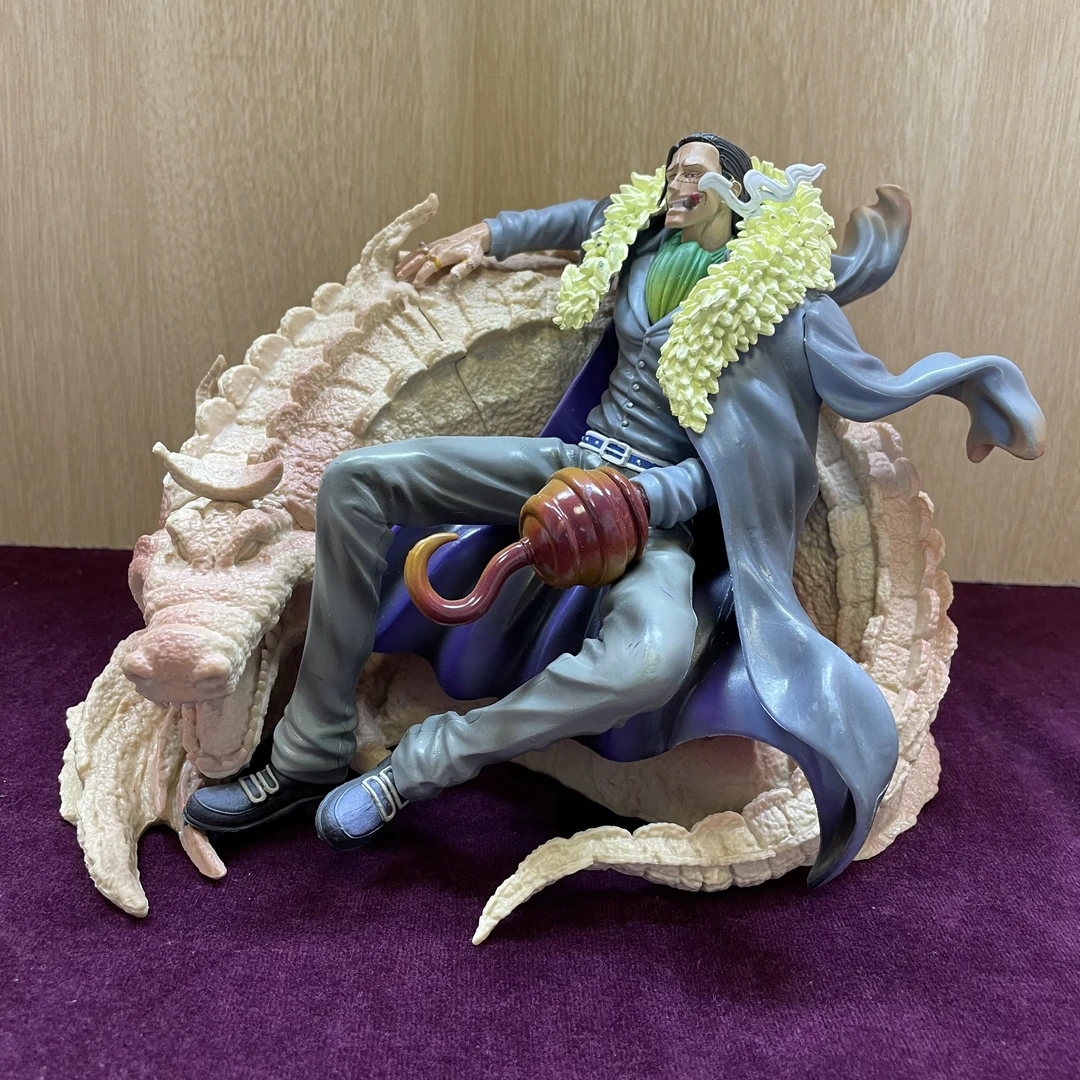 【优易模玩】七武海坐姿老沙 沙鳄克洛克达尔手办 17cm