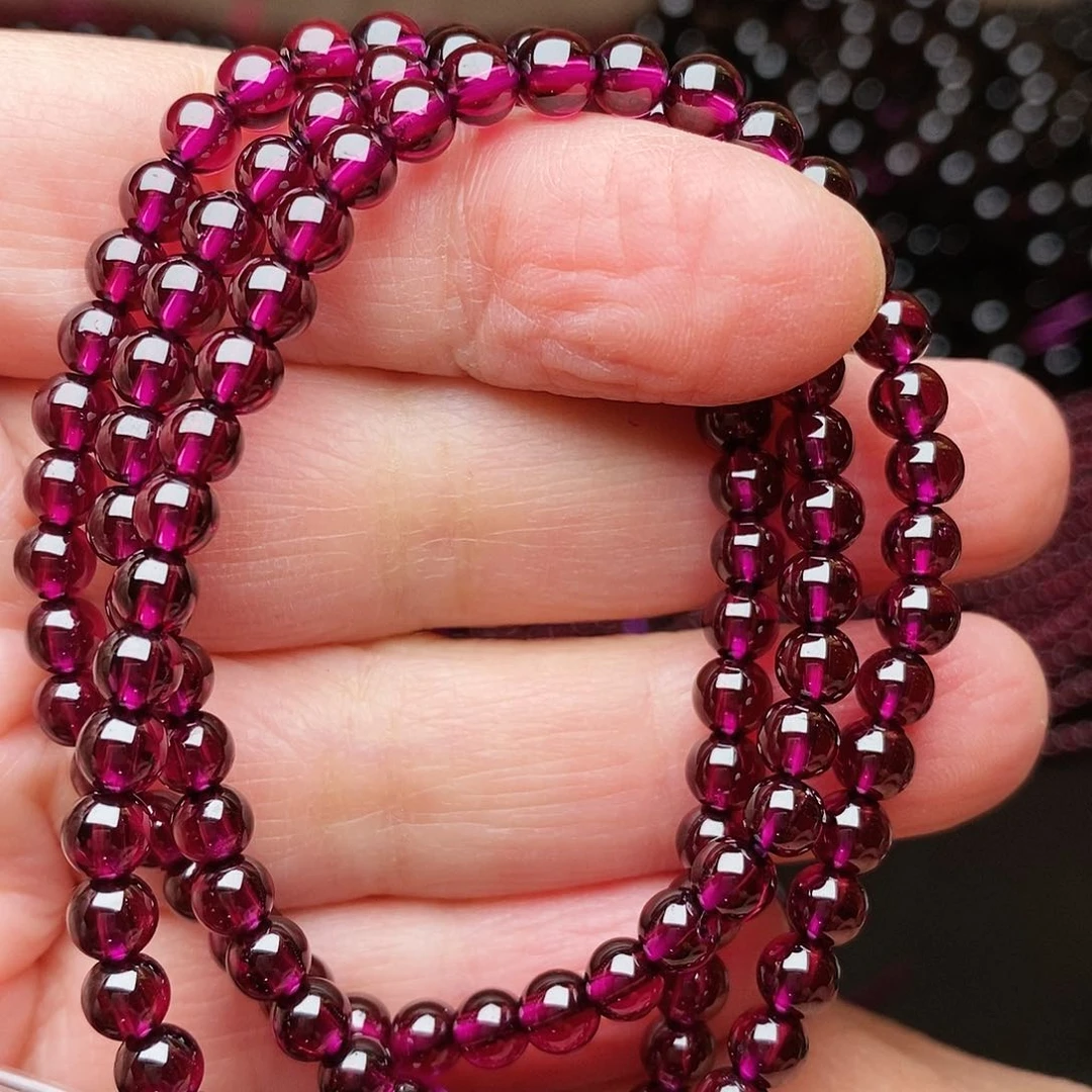 石榴石手链未镶嵌卡4.6