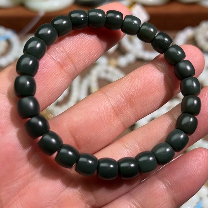 和田玉（糖玉）未镶嵌手链直切手串