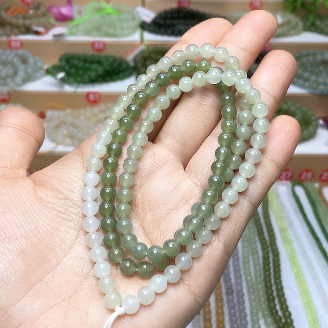 和田玉颈饰未镶嵌6mm