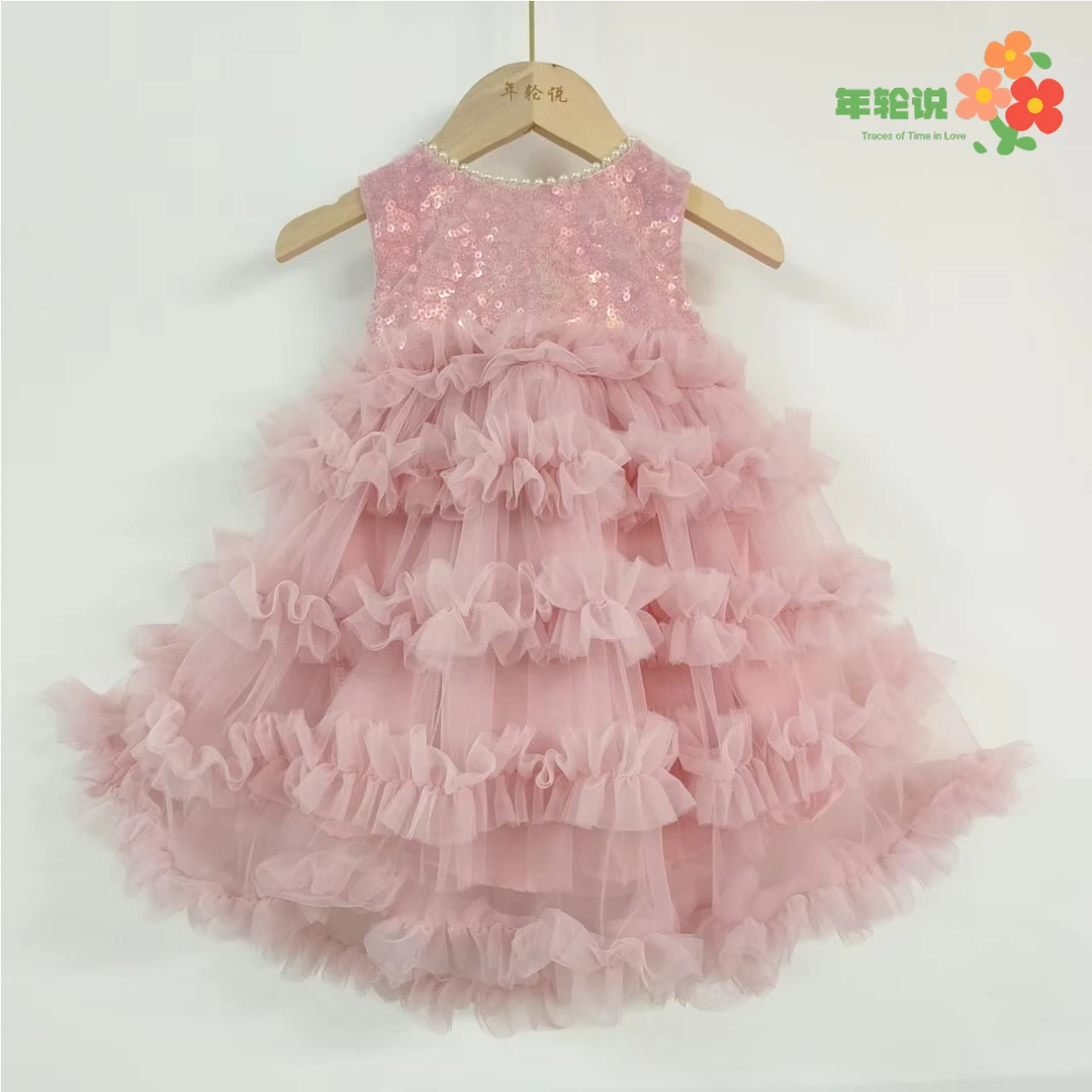 年轮说TimeRing Kids 25年夏季新款公主裙连衣裙蛋糕裙 6071