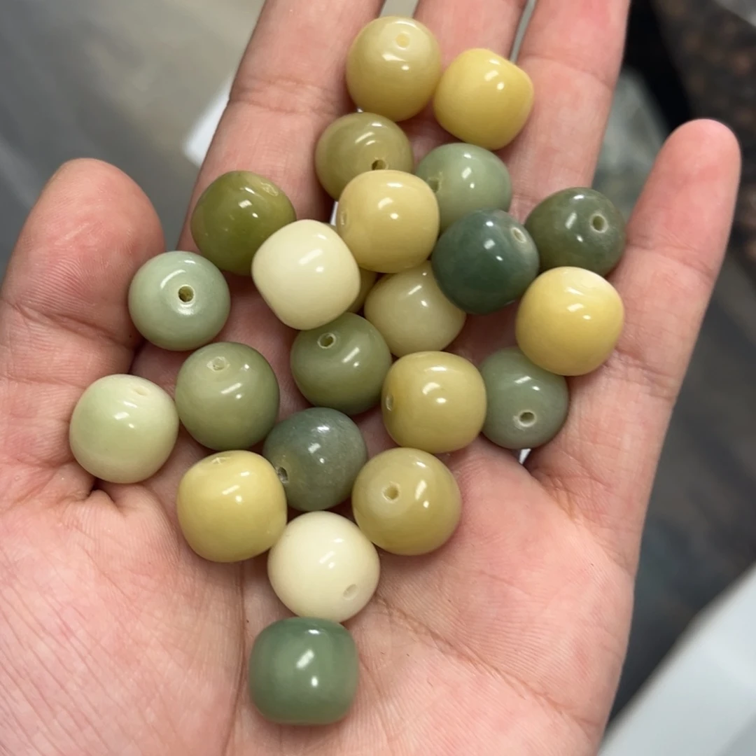 【闪购商品】白玉菩提吊坠a/12 50+30玉化