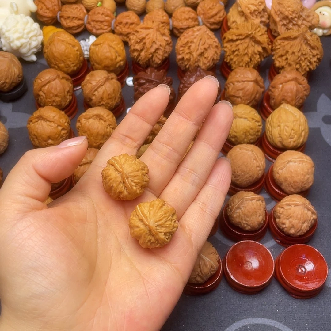 小****文玩核桃把件小笼包