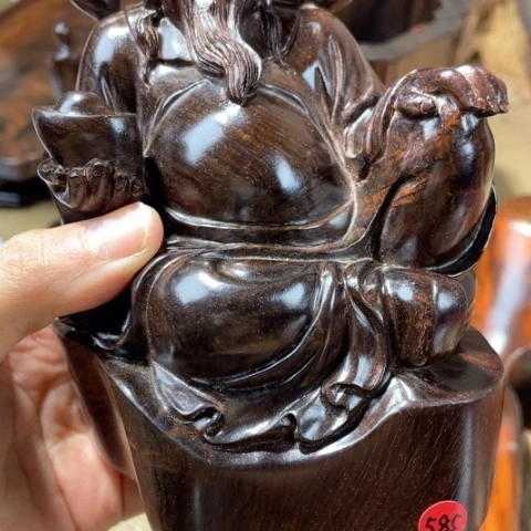 木道**然大红酸枝摆件