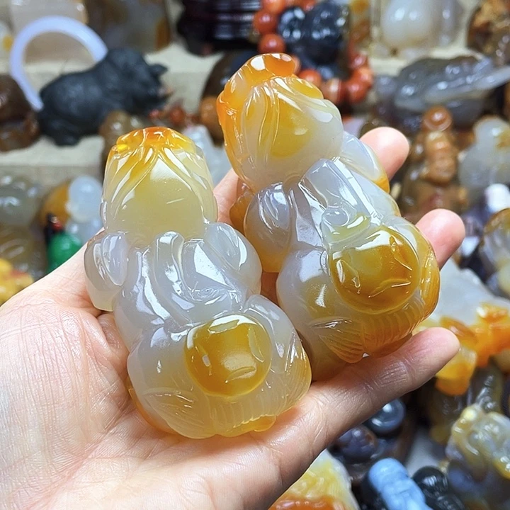 玛瑙/玉髓饰品未镶嵌浅***惜