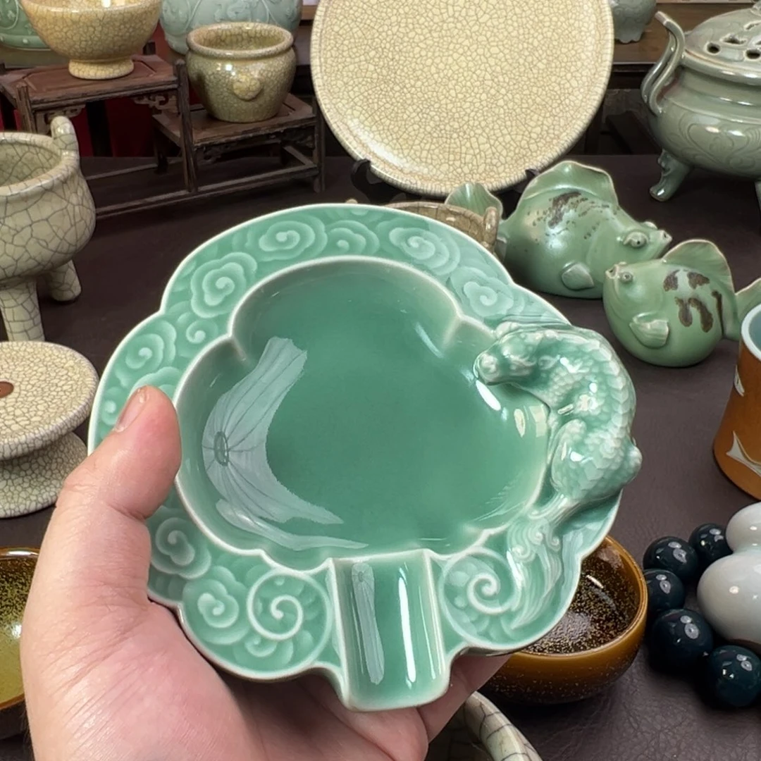 闻***雨青瓷茶器青瓷茶器