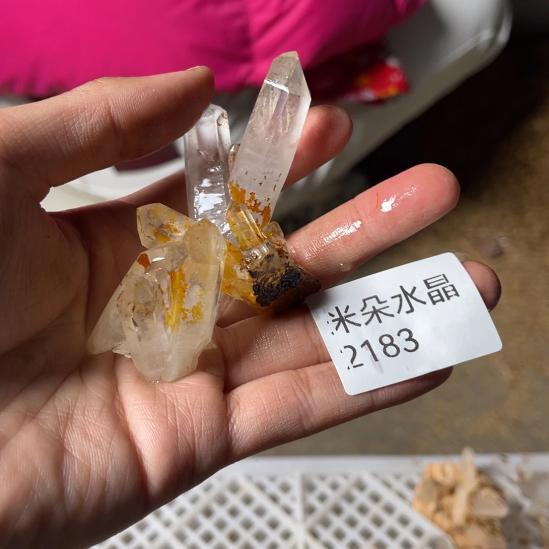 红***大水晶珠宝半成品未镶嵌