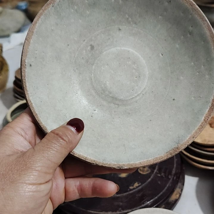 茶盏青瓷芒口碗。，，，，