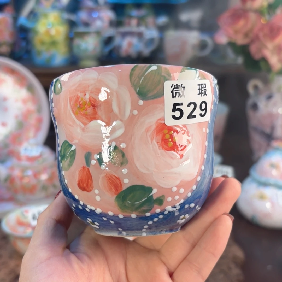 景德镇手绘高温釉下彩陶瓷茶具